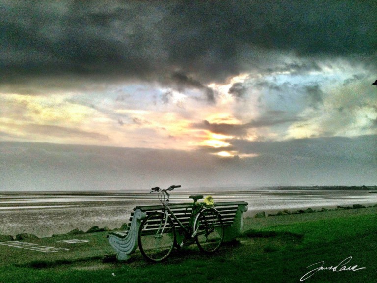 Bike at Sandymount seafront