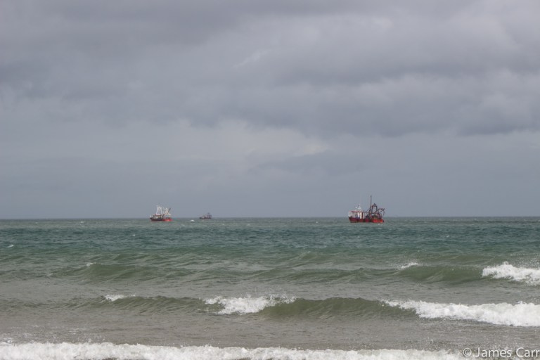 Fishing close to shore. Clogherhead, Co. Louth