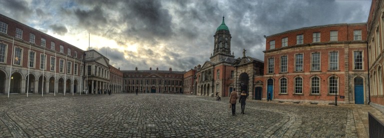 iPhone panorama of the main courtyard