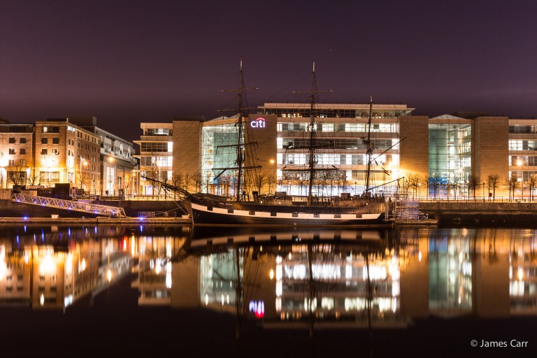 The Jeanie Johnson. Sir John Rogerson's Quay, Monday 2nd Feb 2015