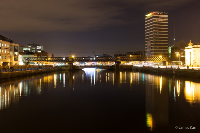 Liberty Hall and Butt Bridge, Friday Feb 13th 2015