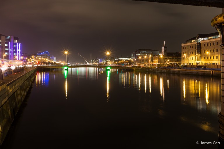IFSC, looking down from under Butt Bridge, Friday Feb 13th 2015