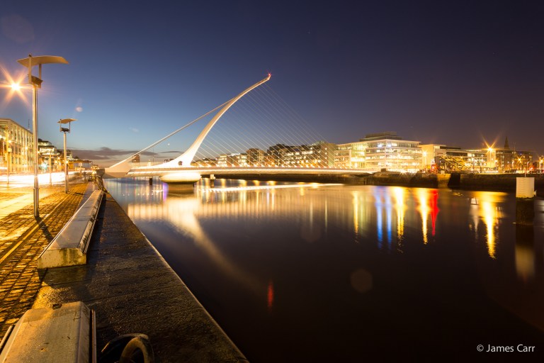 Samuel Beckett bridge, 19 Feb 2015