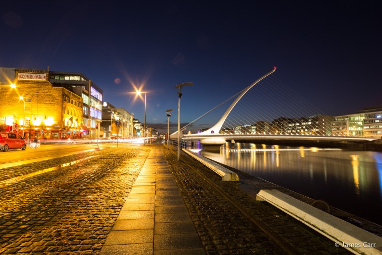Samuel Beckett bridge, 19 Feb 2015